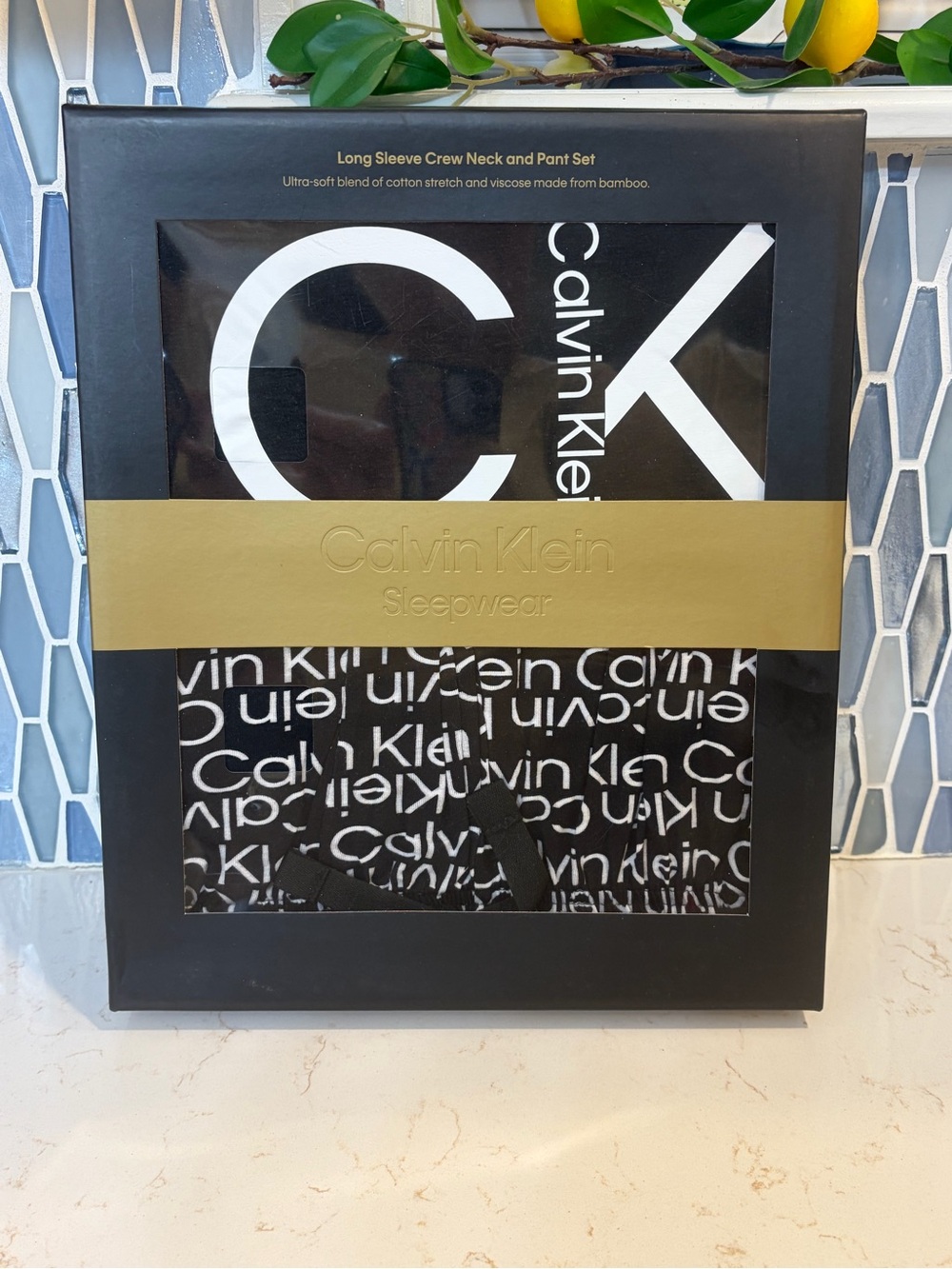 Calvin Klein Black Sleepwear Gift Box